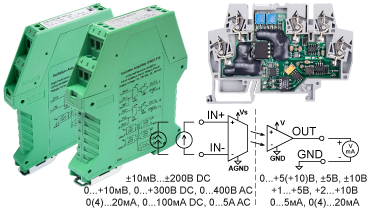 Преобразователи сигналов с гальванической развязкой